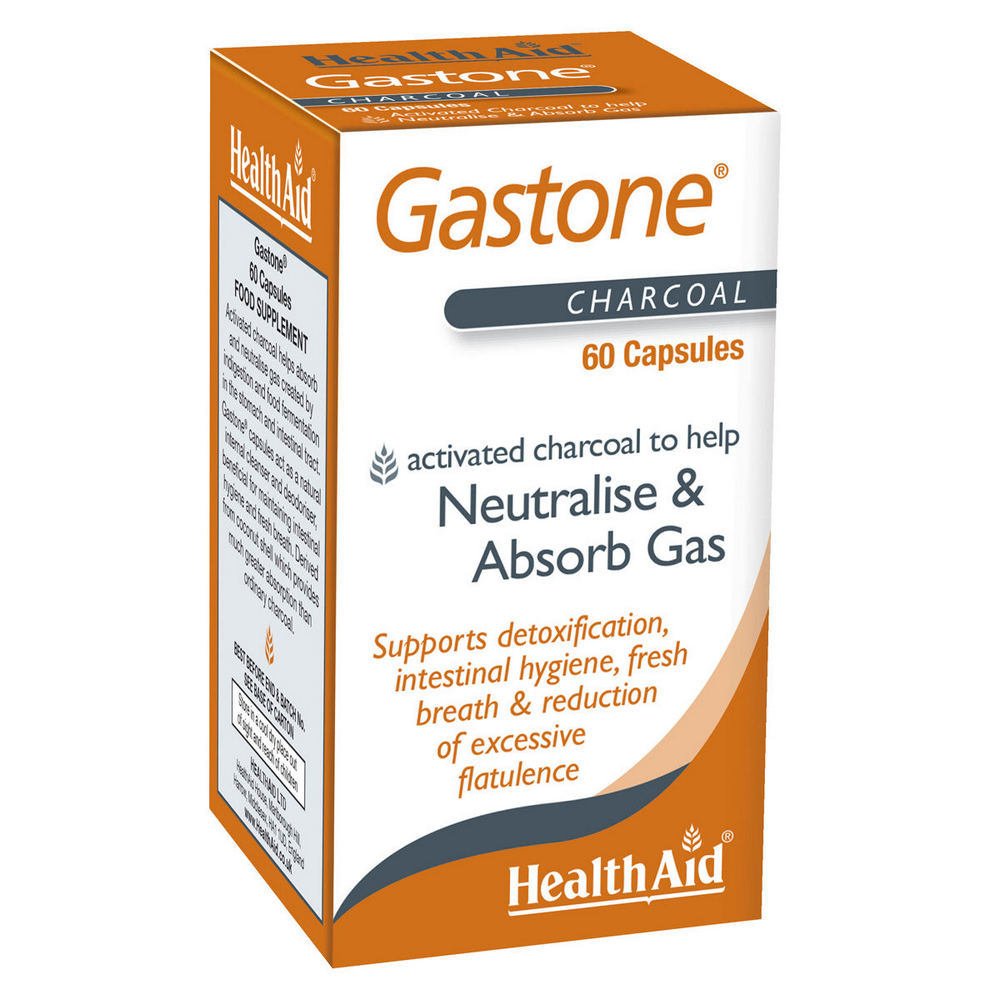 Gastone (Activated Charcoal) 60 Capsules