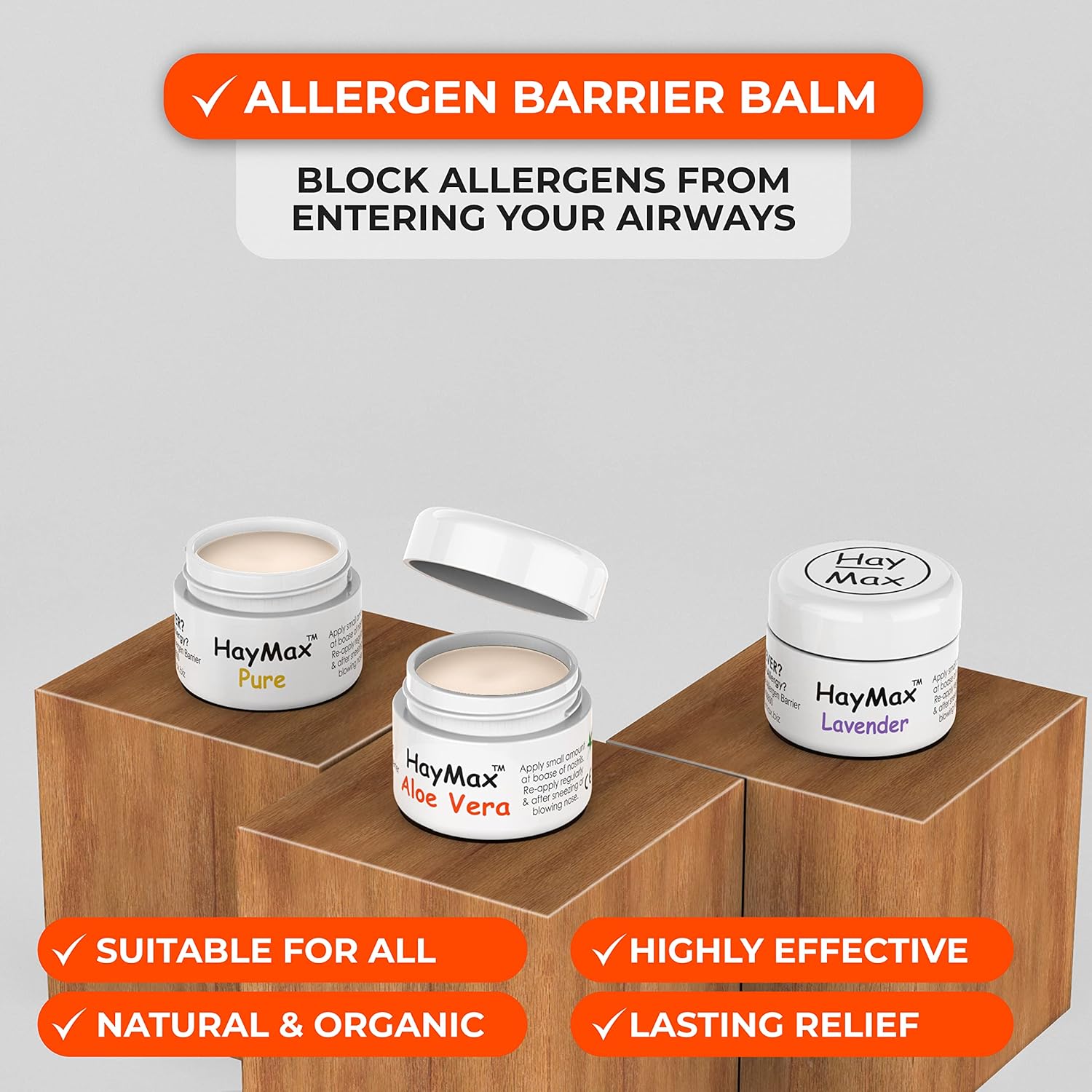 Pure Allergen Barrier Balm 5ml Triple Pack