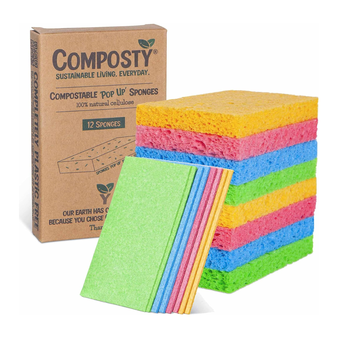 Composty® Eco Sponges 12 Pack