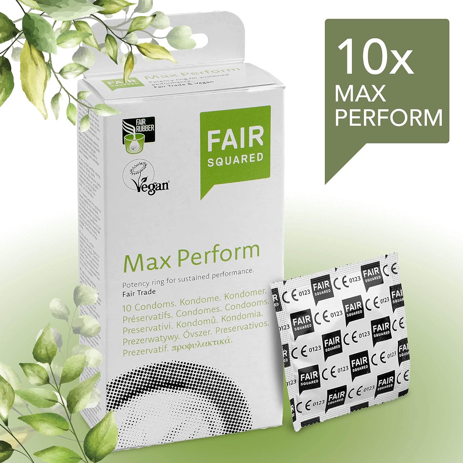 Vegan Condoms Max Perform 8 pieces