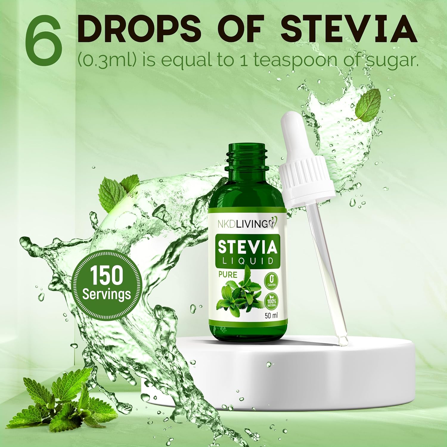 Sweetener Stevia Liquid 100% Natural 50ml