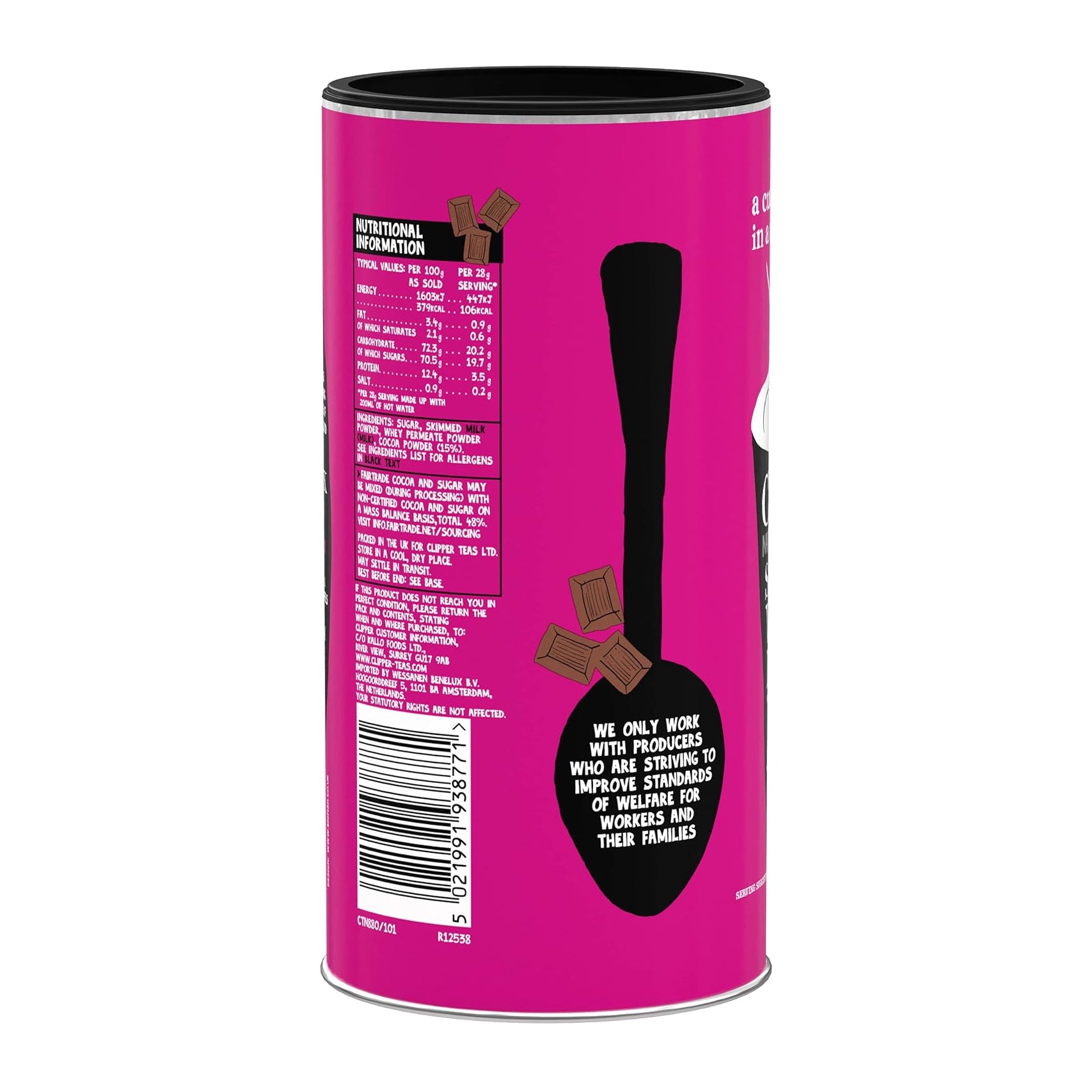 Fairtrade Seriously Velvety Instant Hot Chocolate 350g
