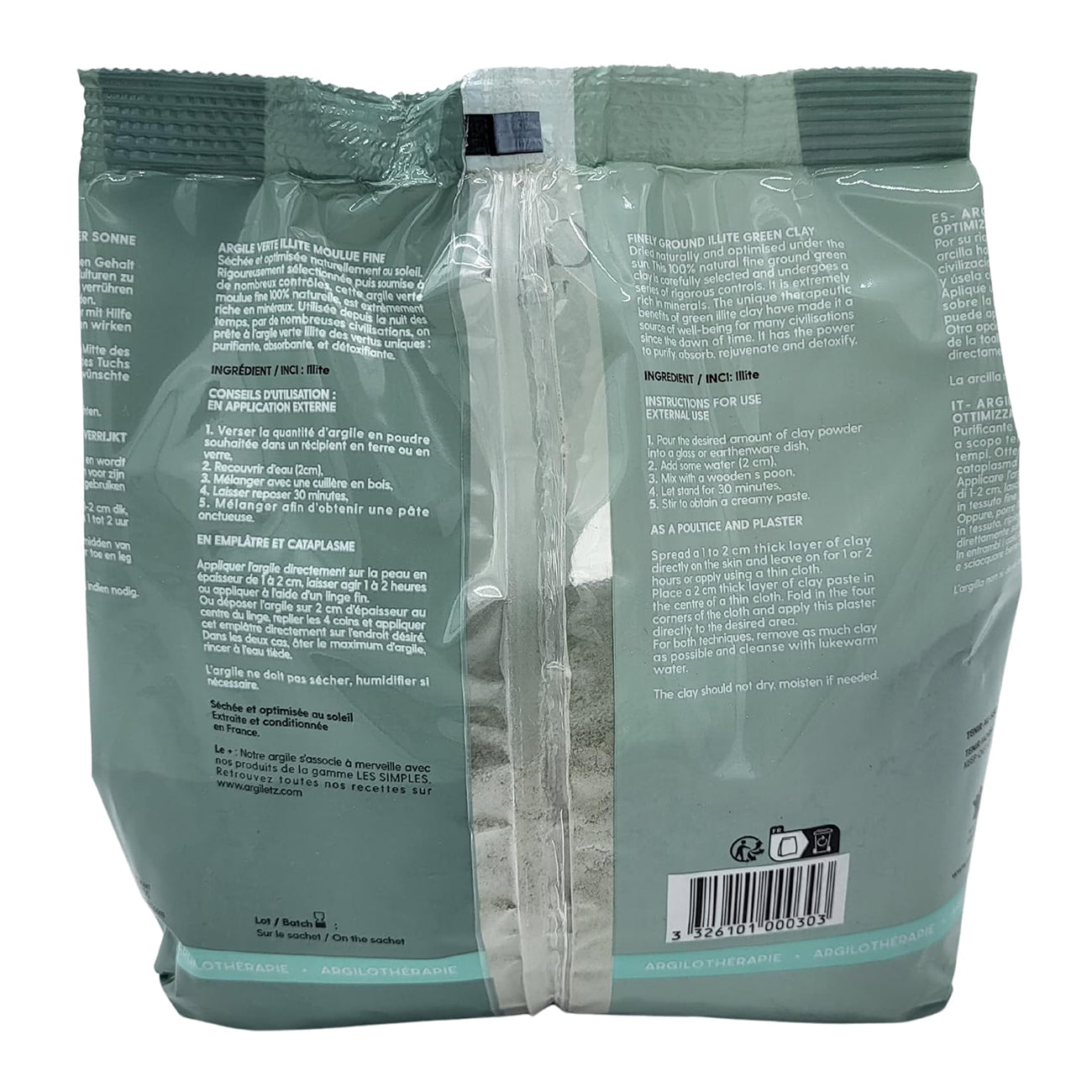 Finely Ground Green Clay 1kg