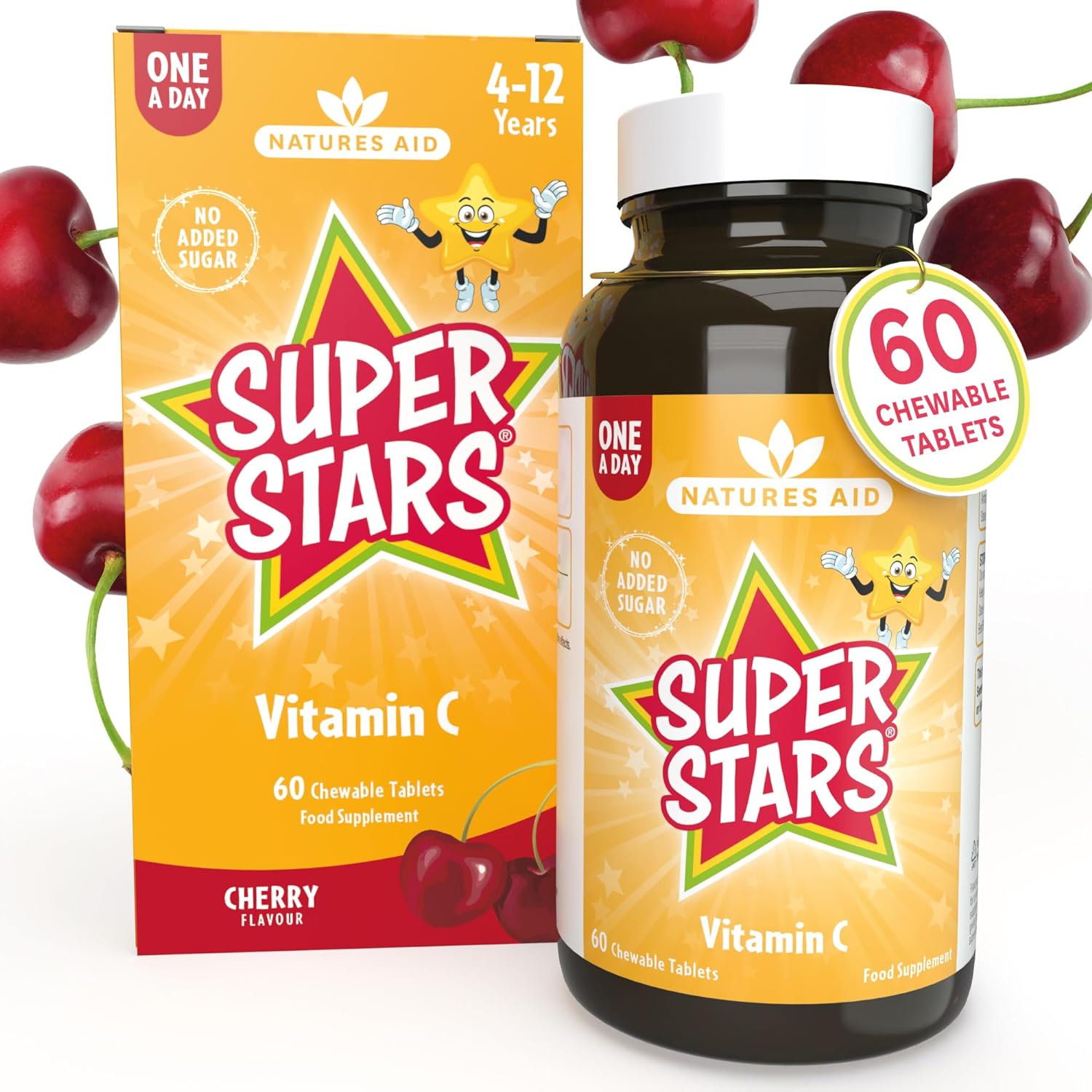 Super Stars Vitamin C 60 Chewable Tablets