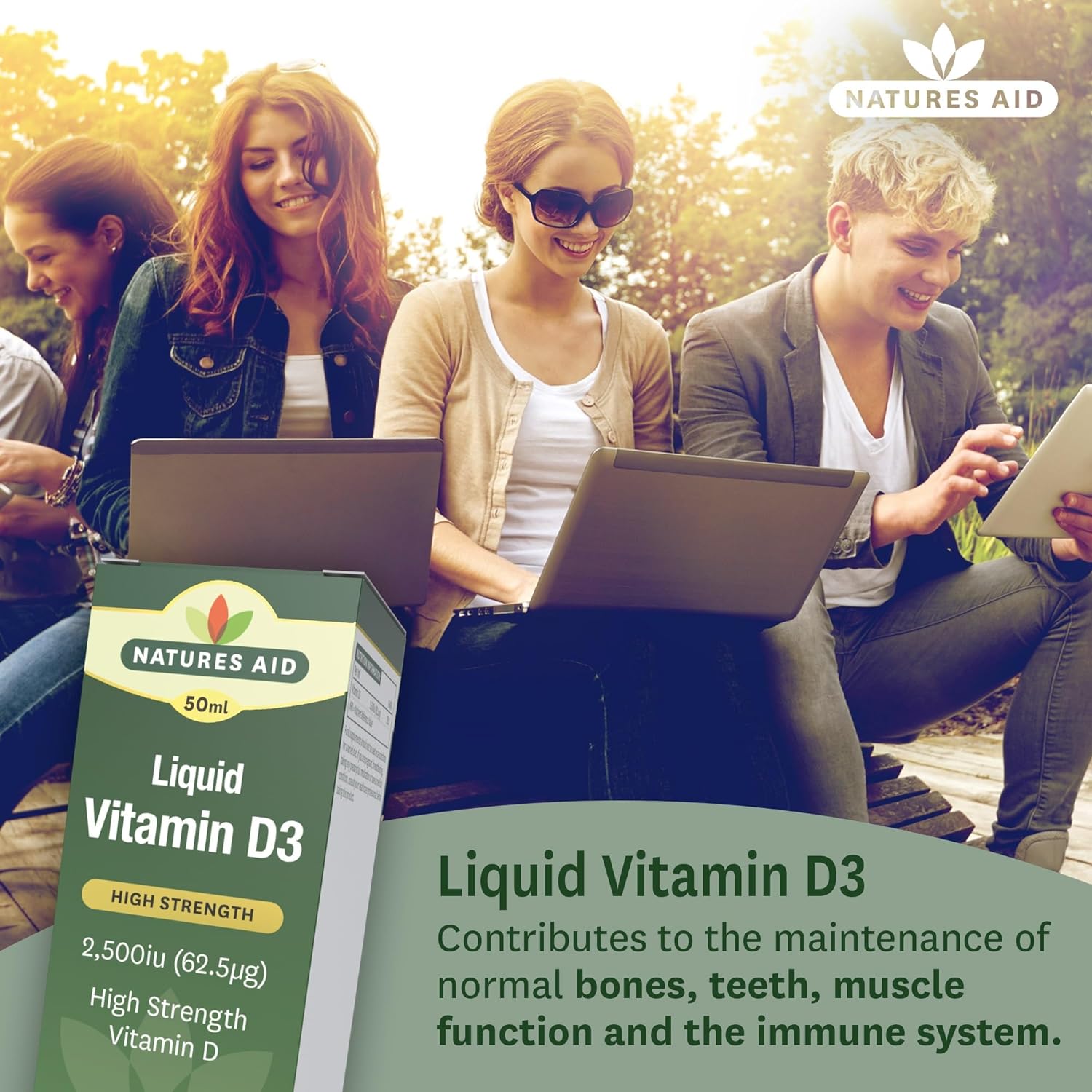 High Strength Liquid Vitamin D3 2500iu 50ml