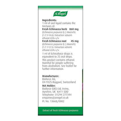Echinaforce Drops 100ml - A. Vogel - Food Supplement - Eco Natural Products