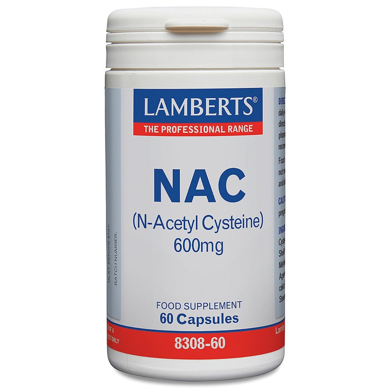 N-Acetyl Cysteine (NAC) 600Mg 60 Capsules