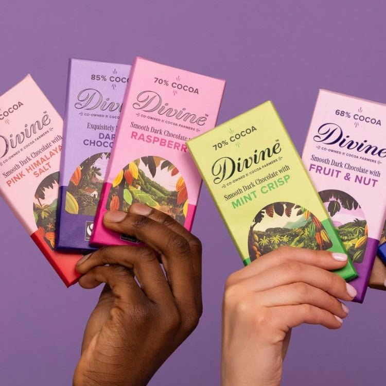 85% Dark Chocolate Bar 90g - Divine Chocolate - Chocolate Bar - Divine Chocolate