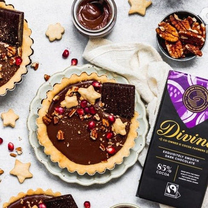 85% Dark Chocolate Bar 90g - Divine Chocolate - Chocolate - Eco Natural Products