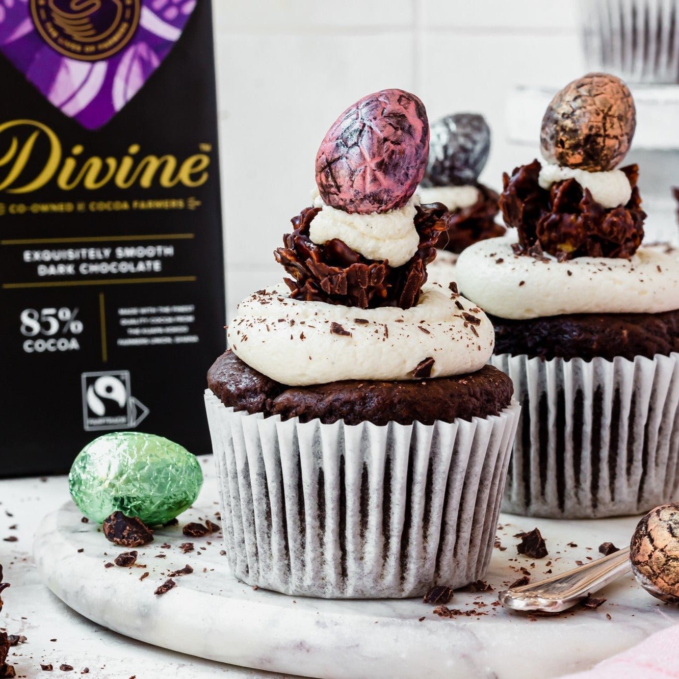 85% Dark Chocolate Bar 90g - Divine Chocolate - Chocolate - Eco Natural Products