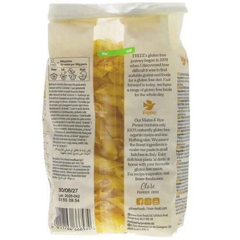 Organic Gluten Free Maize and Rice Penne Pasta 400g