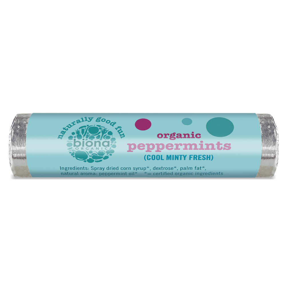 Organic Peppermints Roll Pack 21g