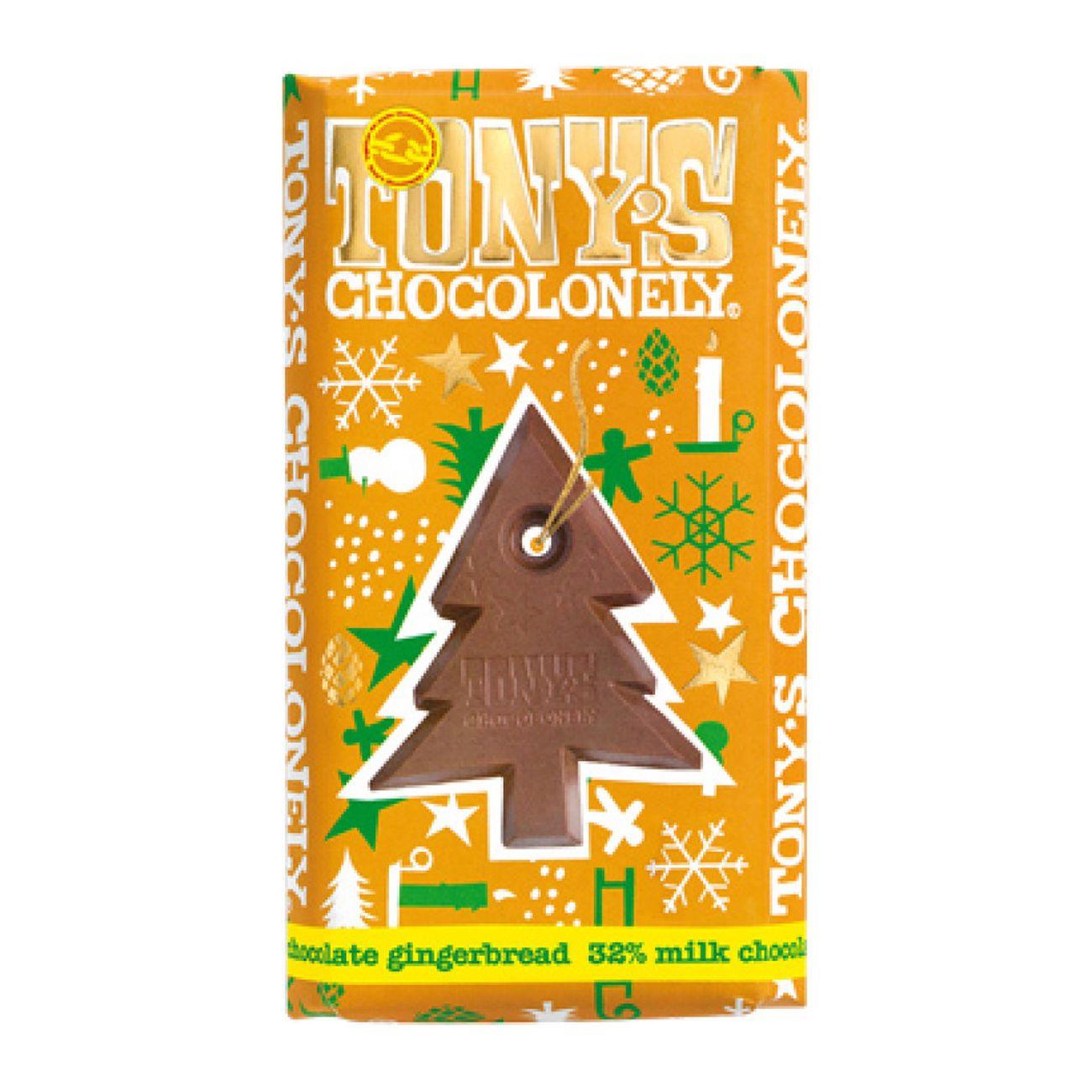 Tony’s Chocolonely Milk Chocolate Gingerbread 32% 180g