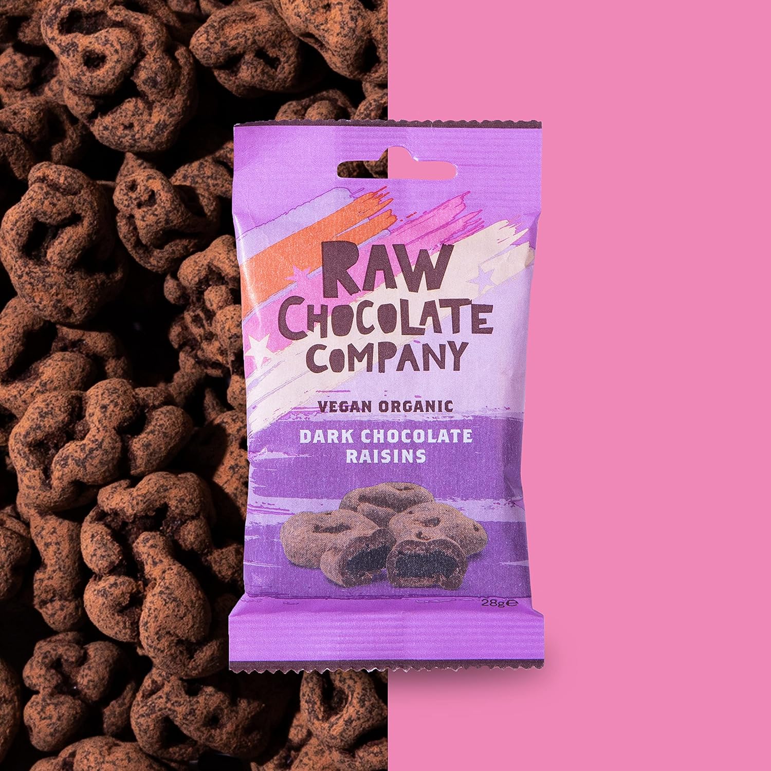 Organic Chocolate Raisins Snack 28g