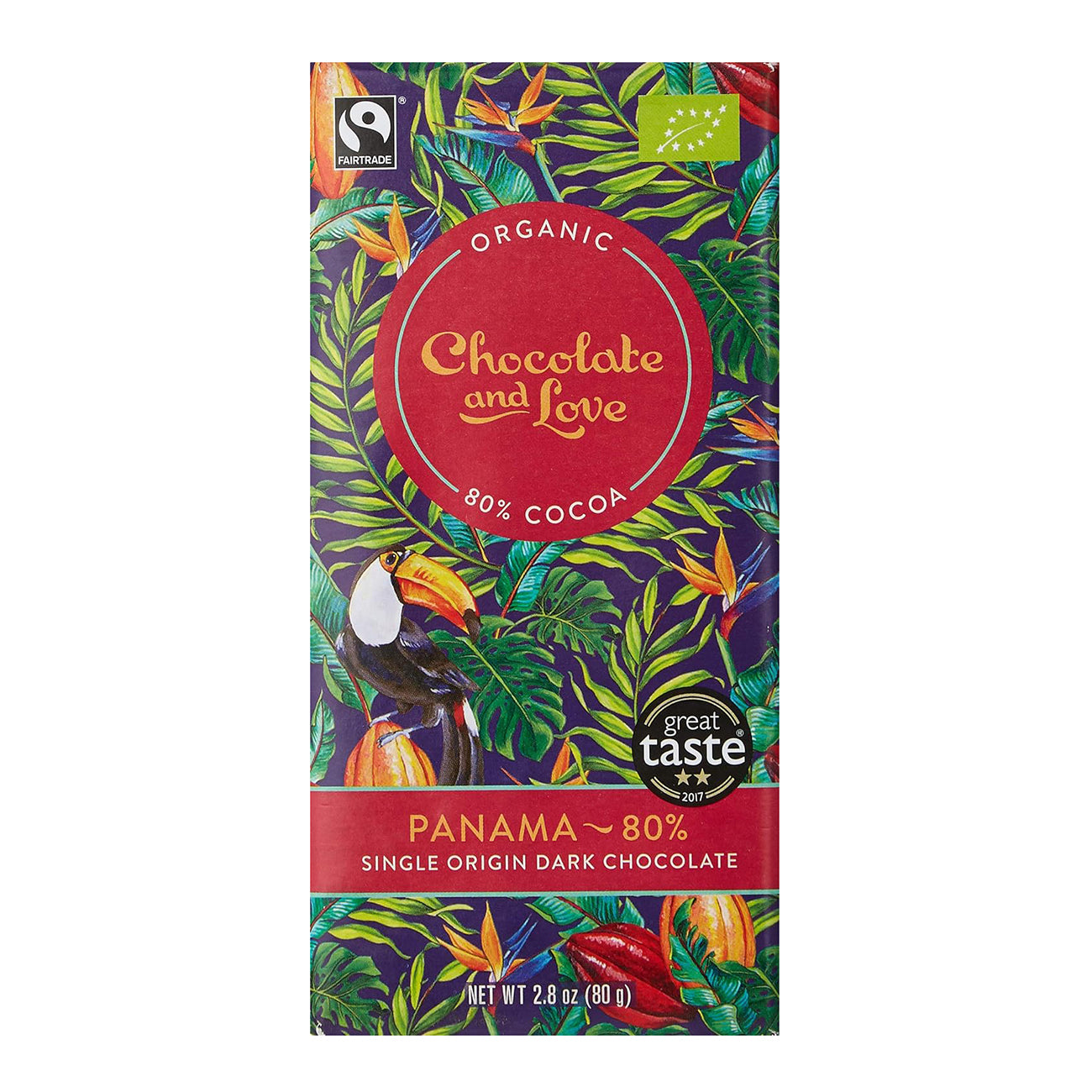 Panama Dark Chocolate 80% 80g