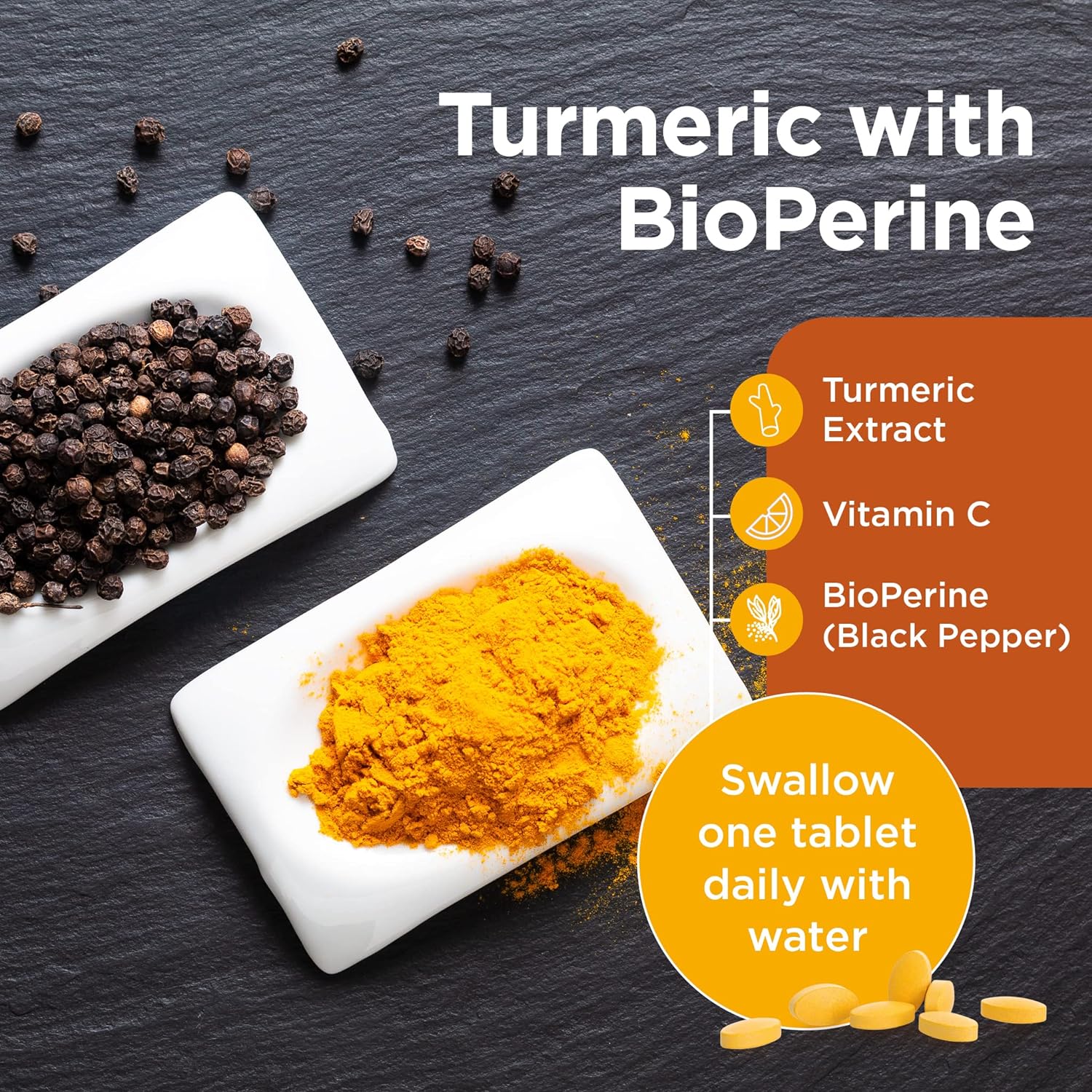 Turmeric With Bioperine 30 Tablets
