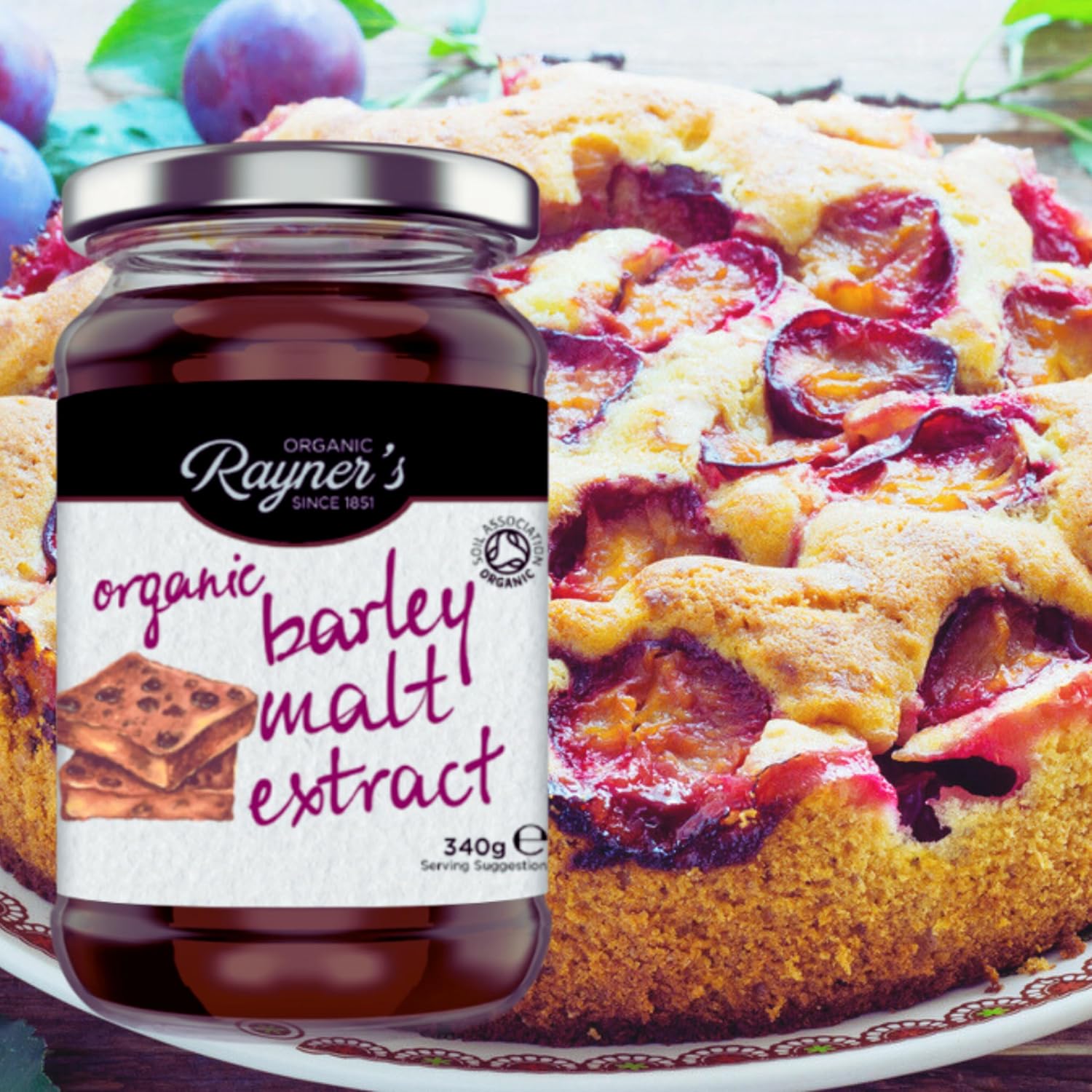 Rayners Essentials Organic Malt Extract 340g lifestyle image