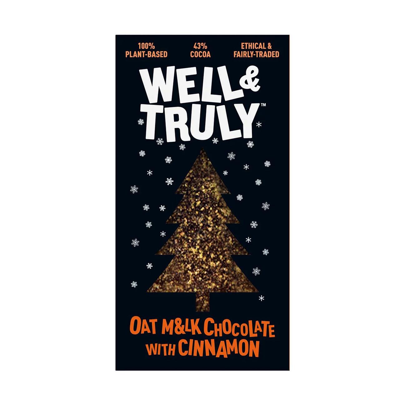 Oat M&lk Chocolate with Cinnamon Christmas 90g