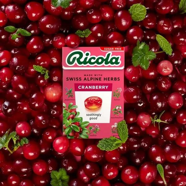 Cranberry Sugar Free with Stevia Swiss Herbal Sweets 45g