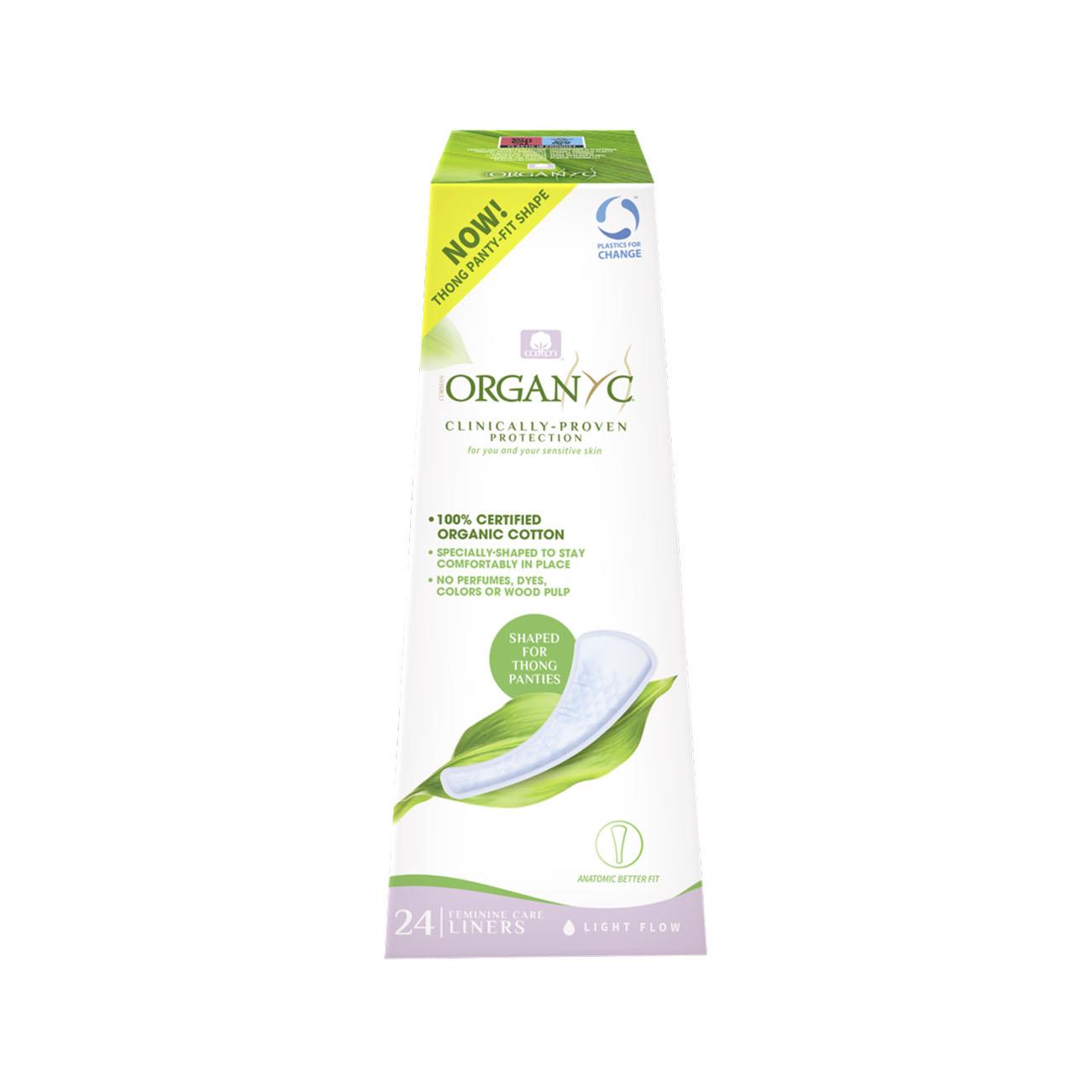 Organic Panty Liners Thong 24 Pack