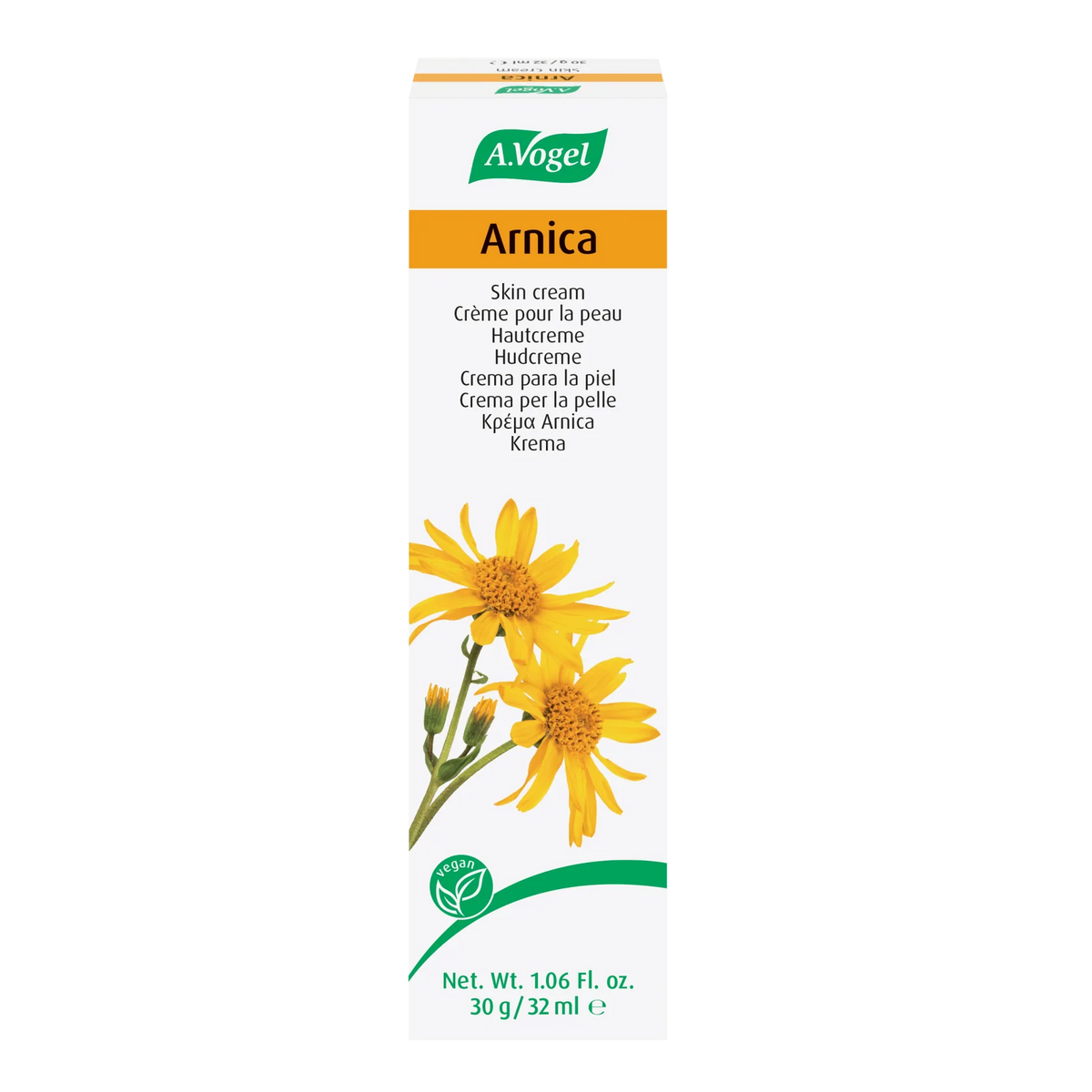 A. Vogel Arnica Cream 30g front packaging