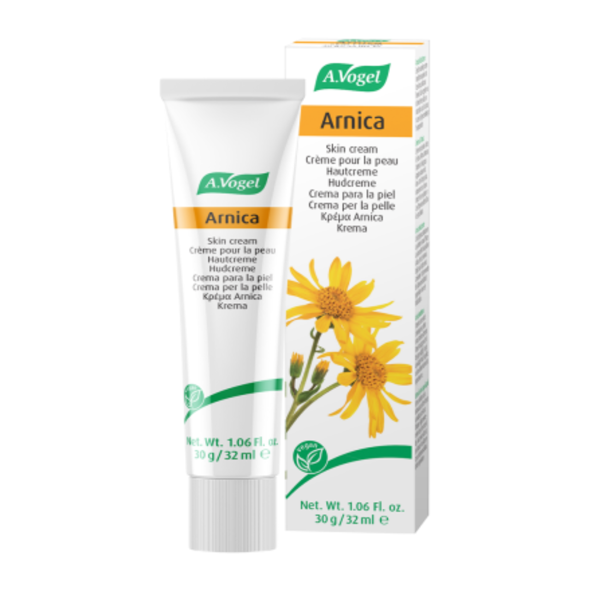 A. Vogel Arnica Cream 30g packaging and box
