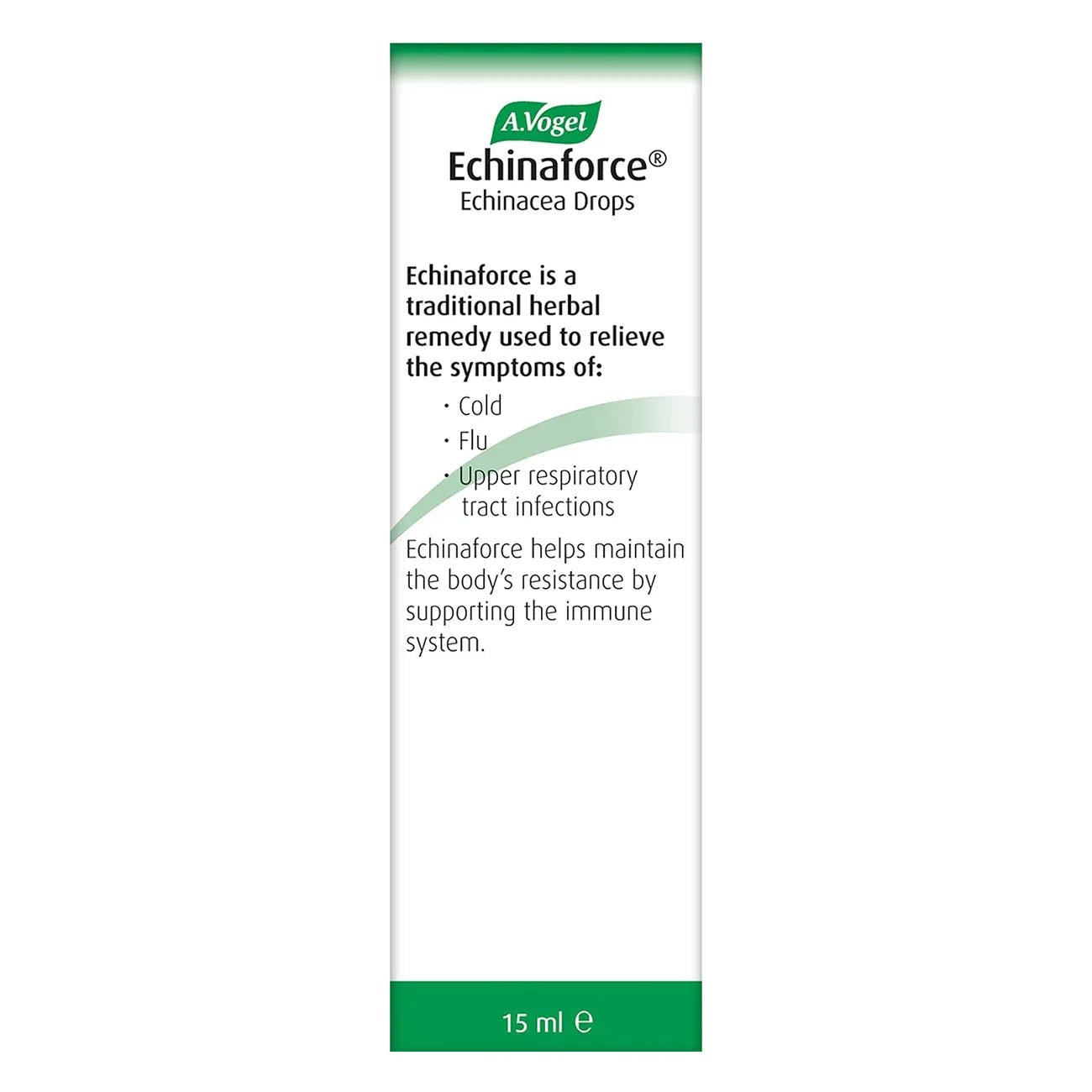 A. Vogel Echinaforce Echinacea Drops 15ml side 2