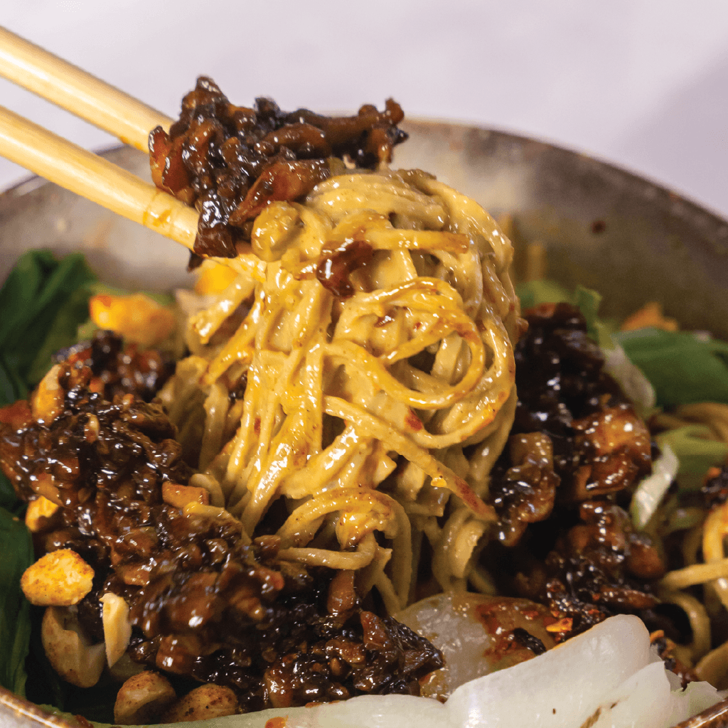 Explore Cuisine Edamame Spaghetti — cooked with sauce