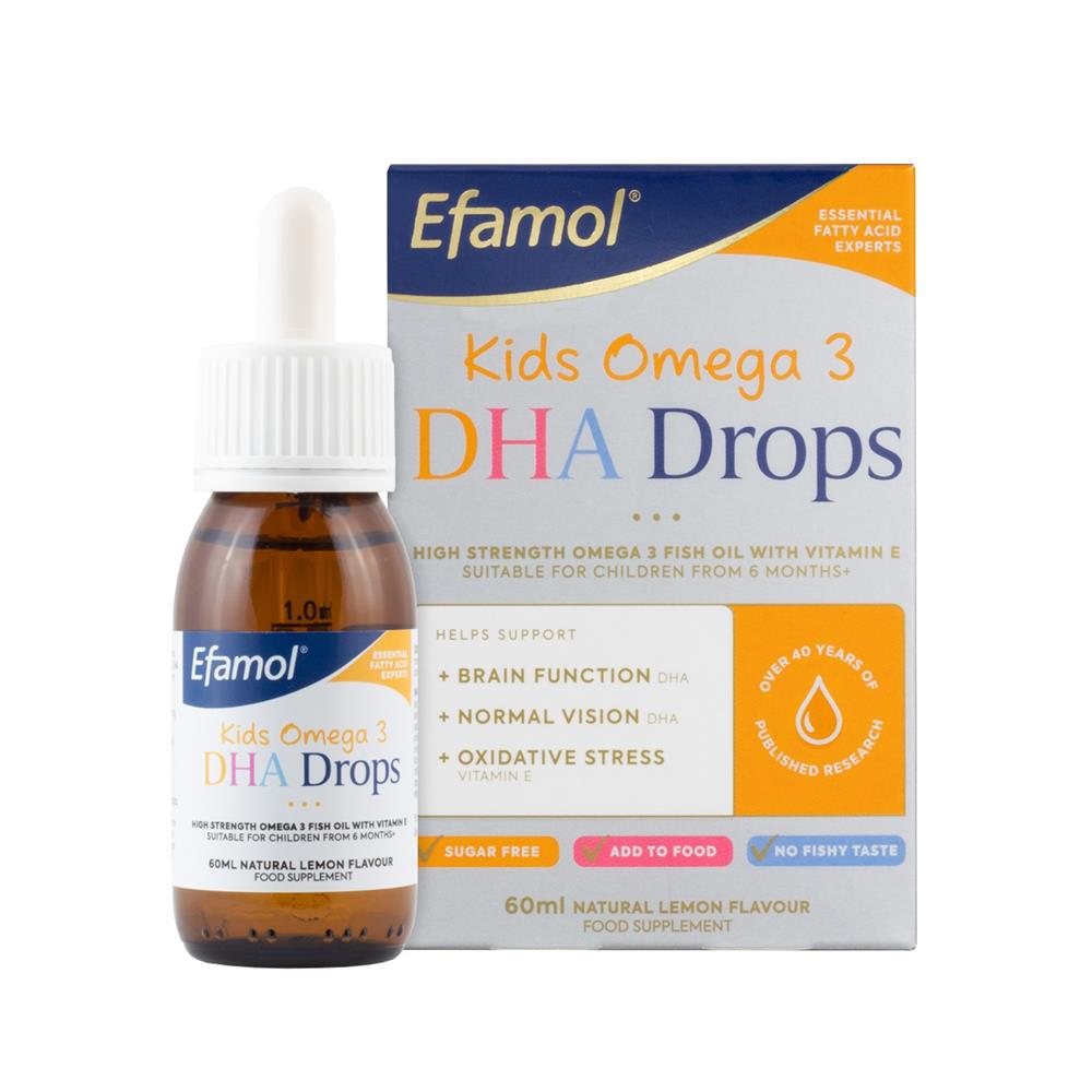 Efamol Kids DHA Drops 60ml — omega-3 for children 6 months+