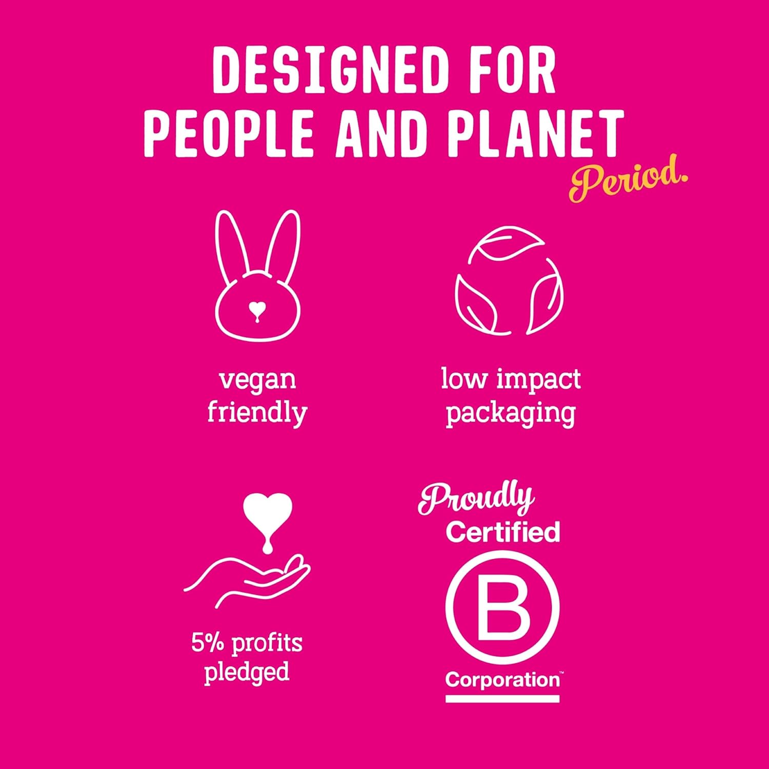 Bamboo Pads Winged & Ultra Thin 10 Day & 5 Night Pads - Here We Flo - Feminine Sanitary Supplies - Eco Natural Products vegan friendly
