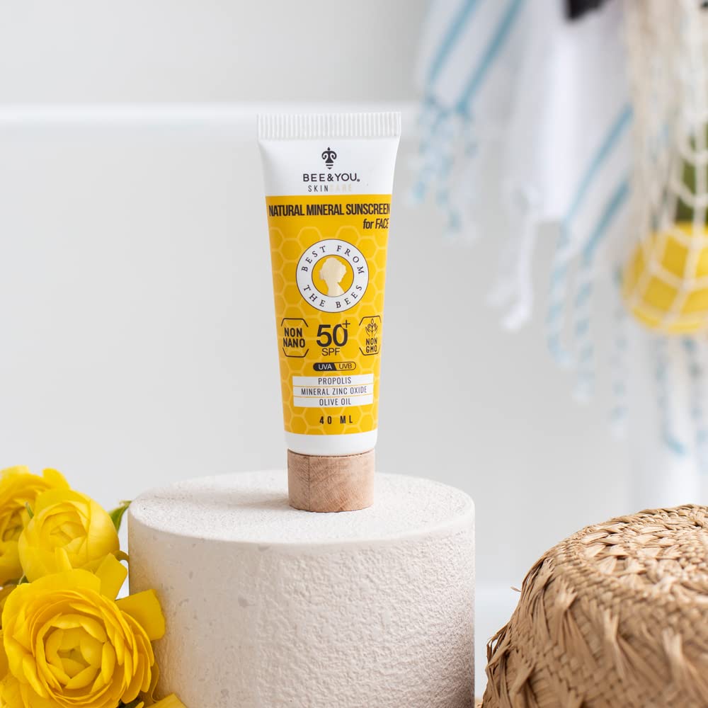 Bee and You Mineral Sunscreen Cream for Face SPF50 40ml lifestyle image