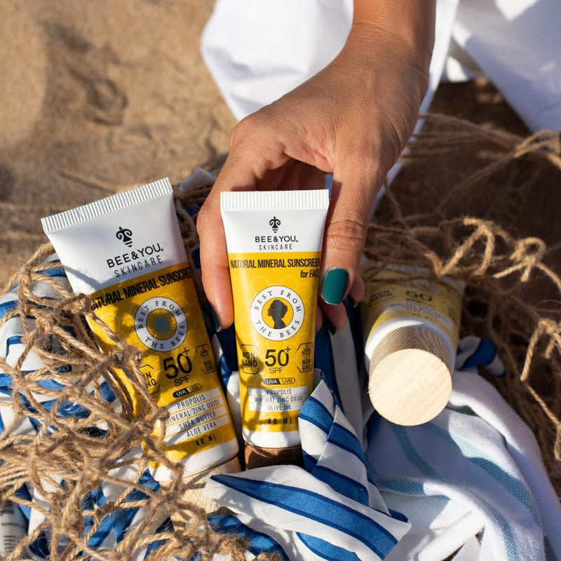 Bee and You Mineral Sunscreen Cream for Face SPF50 40ml lifestyle image 3