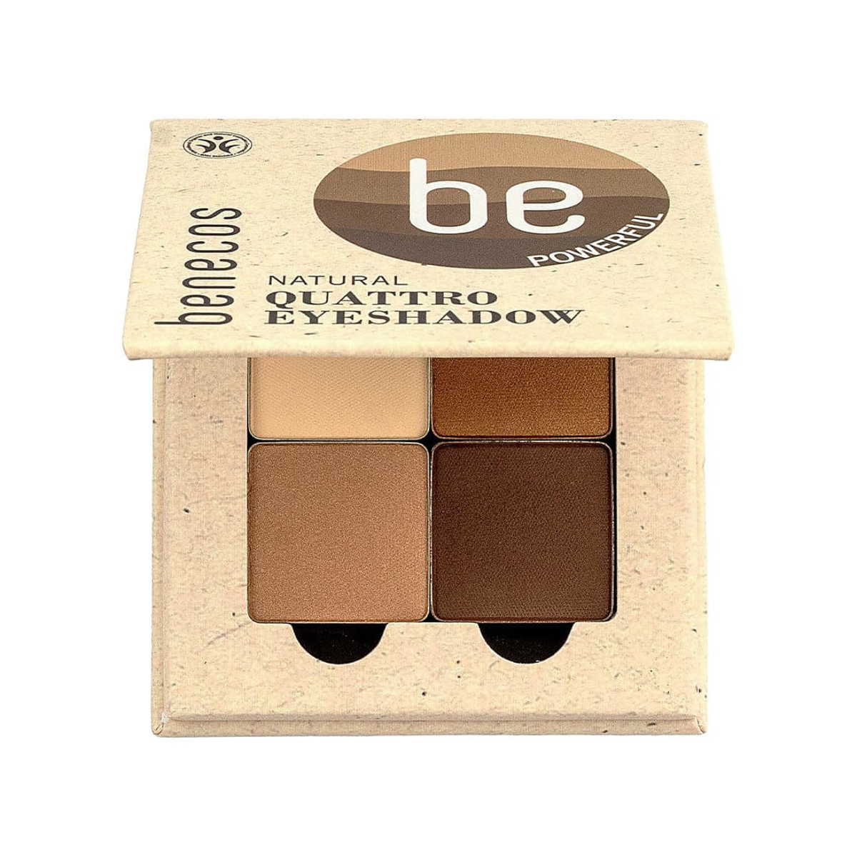 Benecos Quattro Eyeshadow No-002 Coffee and Cream 8g Shades 