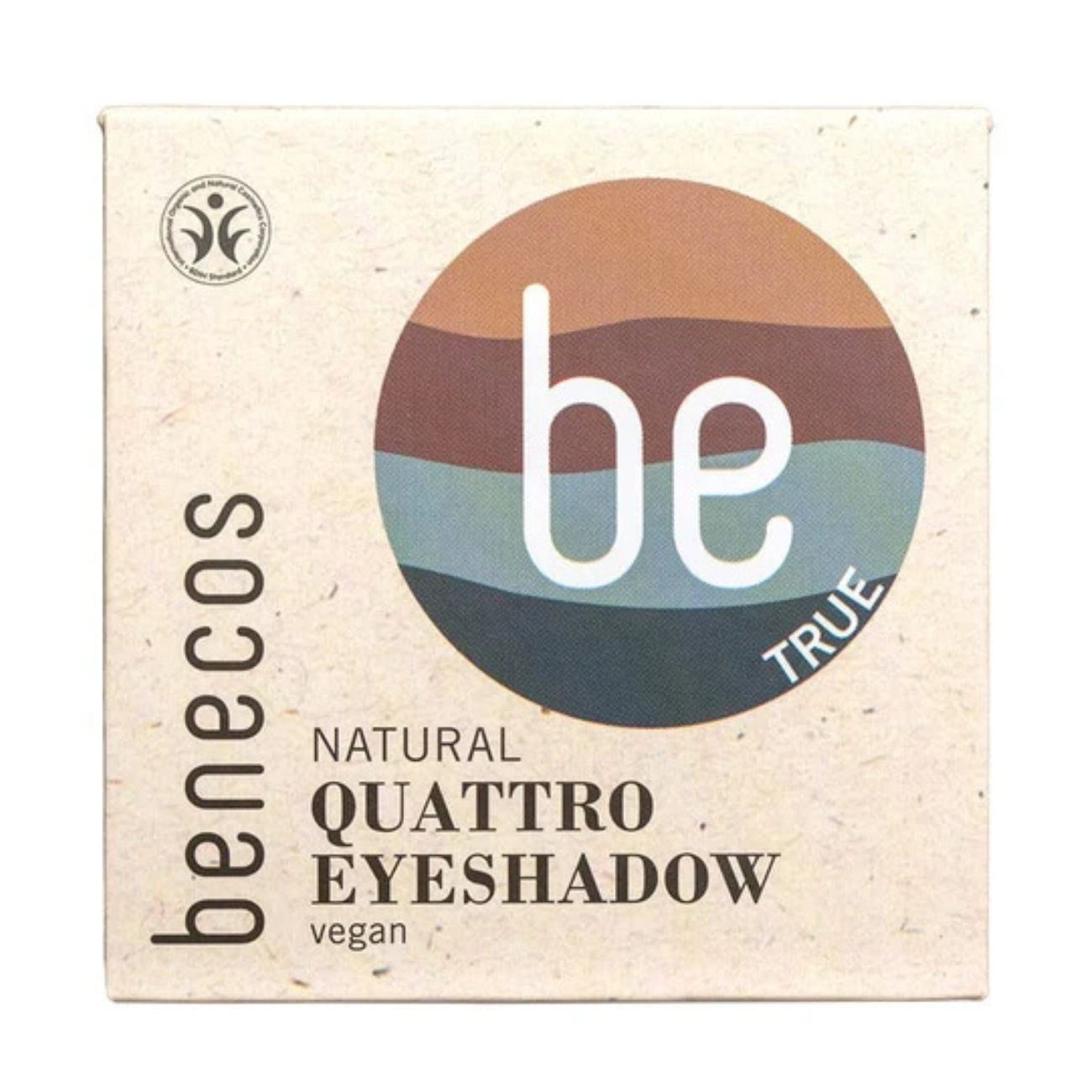Benecos True Blue Quattro Eyeshadow 8g front packaging