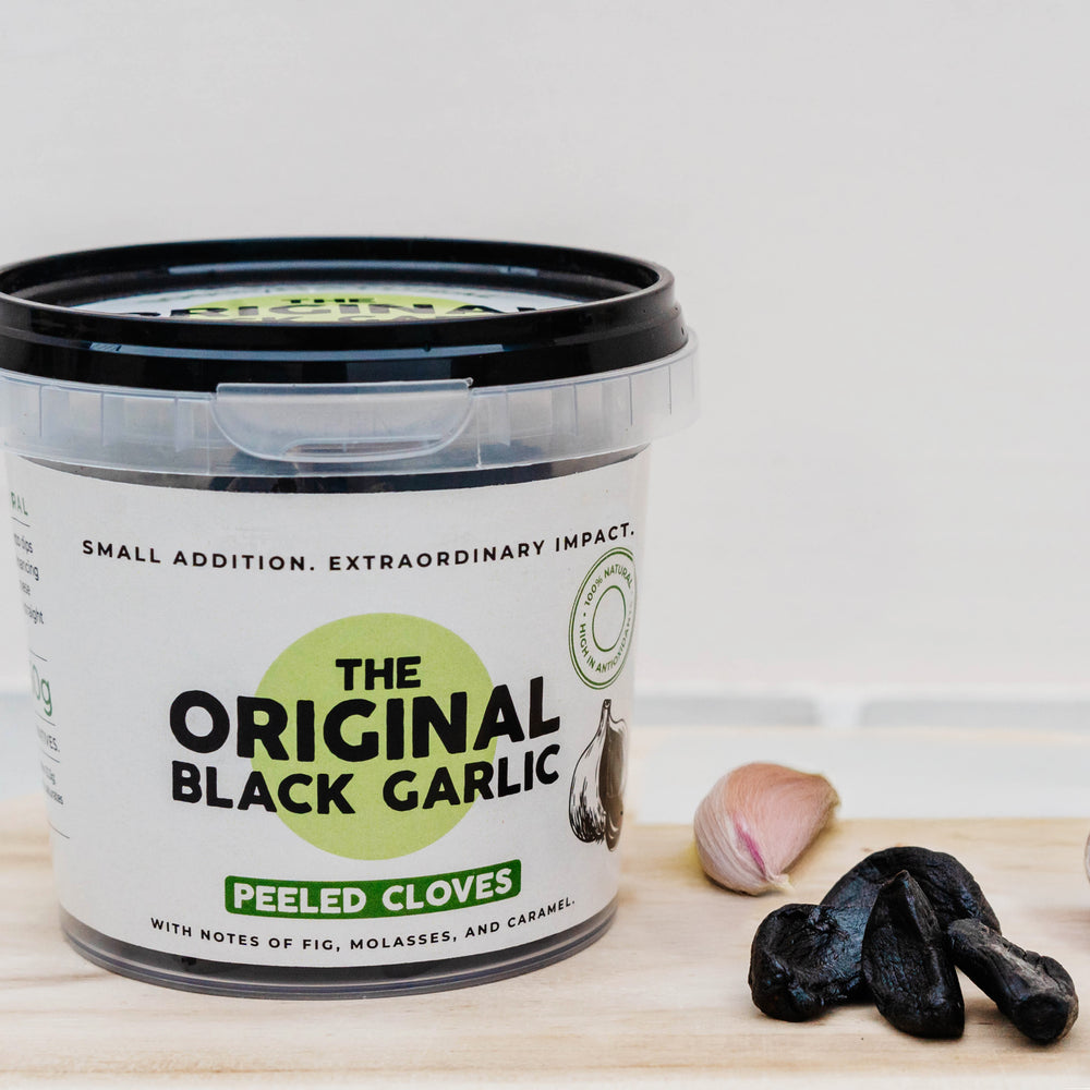 The Original Black Garlic Black Garlic Cloves 50g lifestyle image
