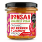 Bonsan Organic Cashew and Bell Pepper Vegan Pate 130g front packaging 