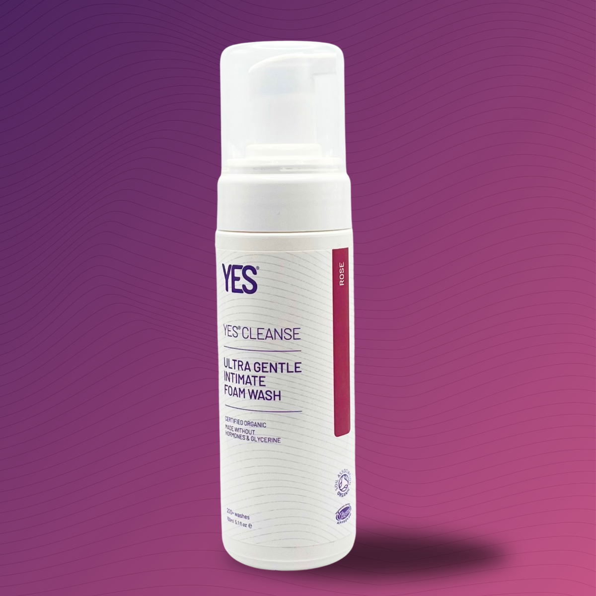 YES CLEANSE Rose intimate foam wash 150ml
