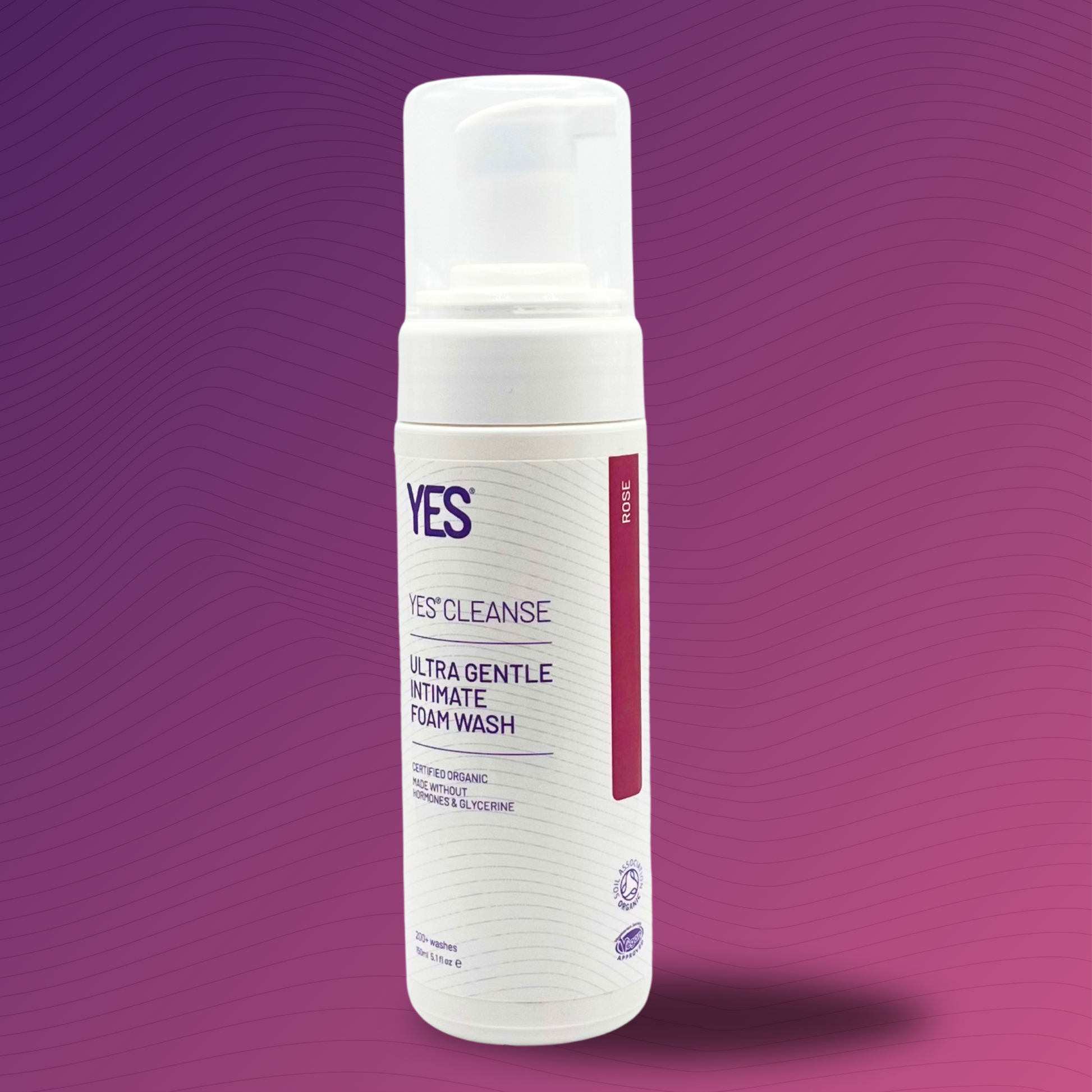 YES CLEANSE Rose intimate foam wash 150ml