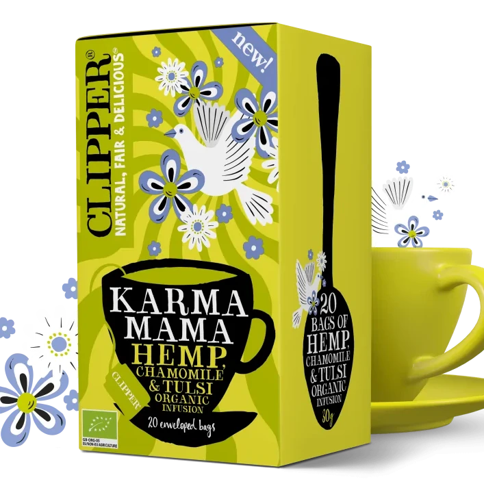 Organic Karma Mama Hemp Chamomile and Tulsi Infusion 20 bags