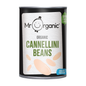 Mr Organic Cannellini Beans Tin 400g front packaging