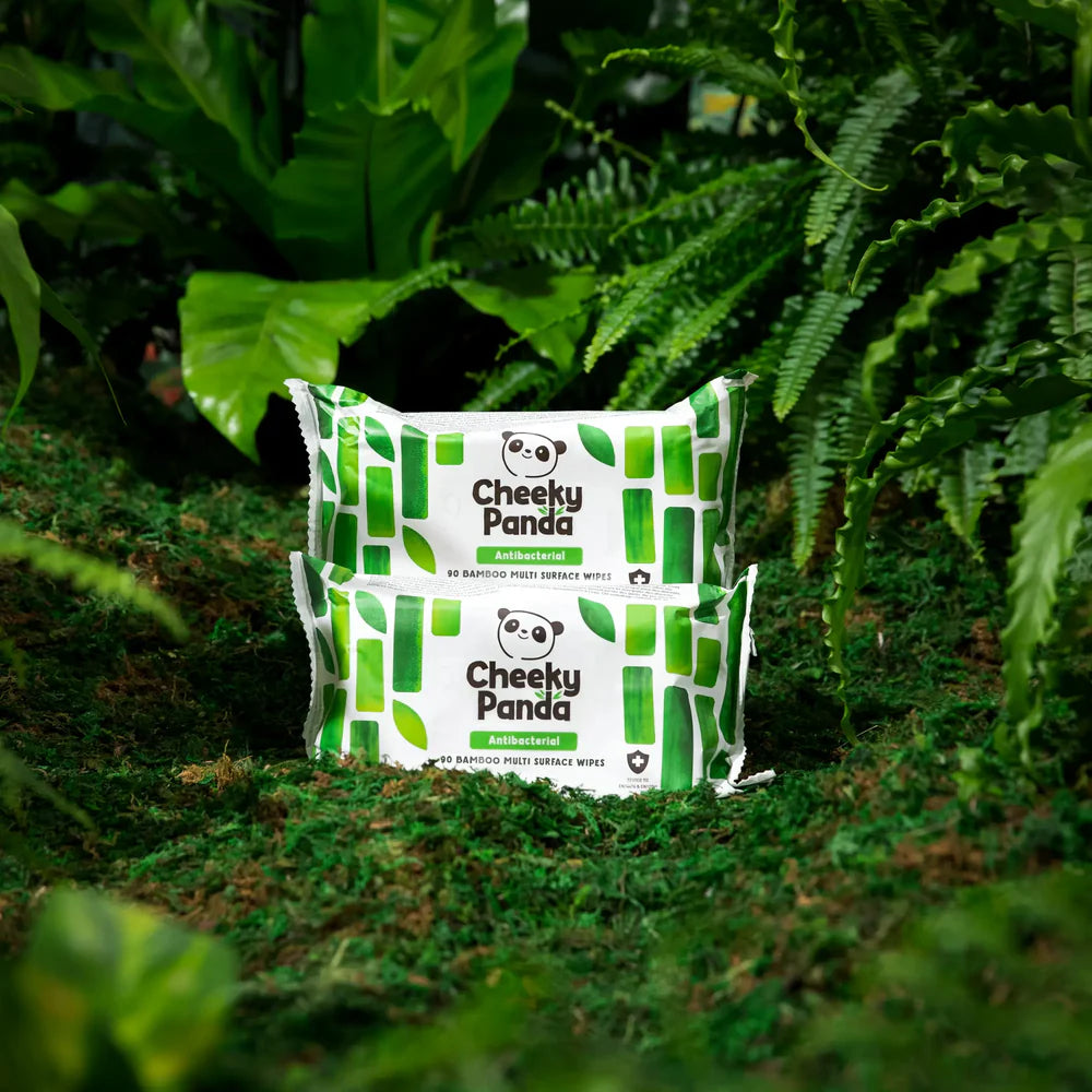 Cheeky Panda Antibacterial Multi Surface Wipes 90 Wipes lifestyle image