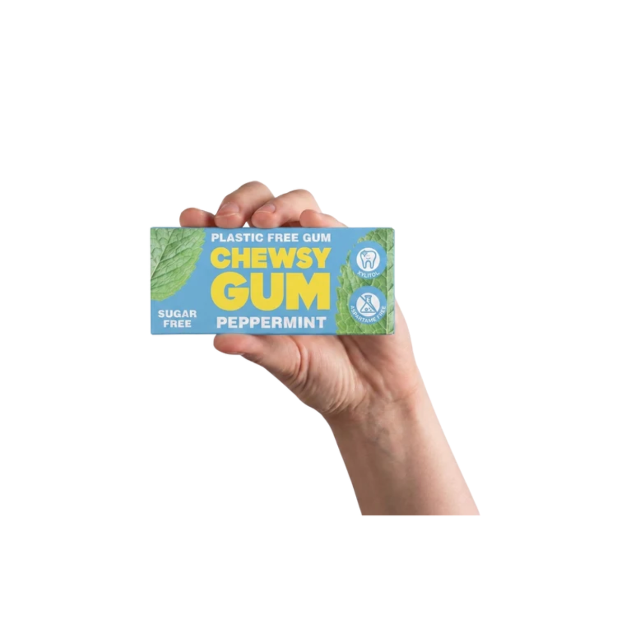 Chewsy Peppermint Plant-based Plastic-free Gum 15g lifestyle image 2