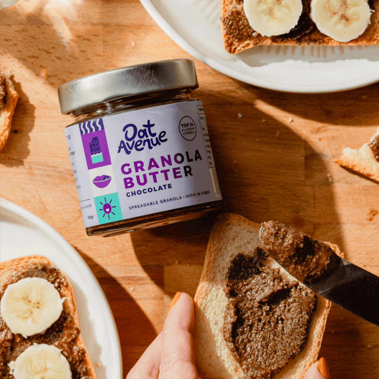 Chocolate Granola Butter 225g lifestyle image 3