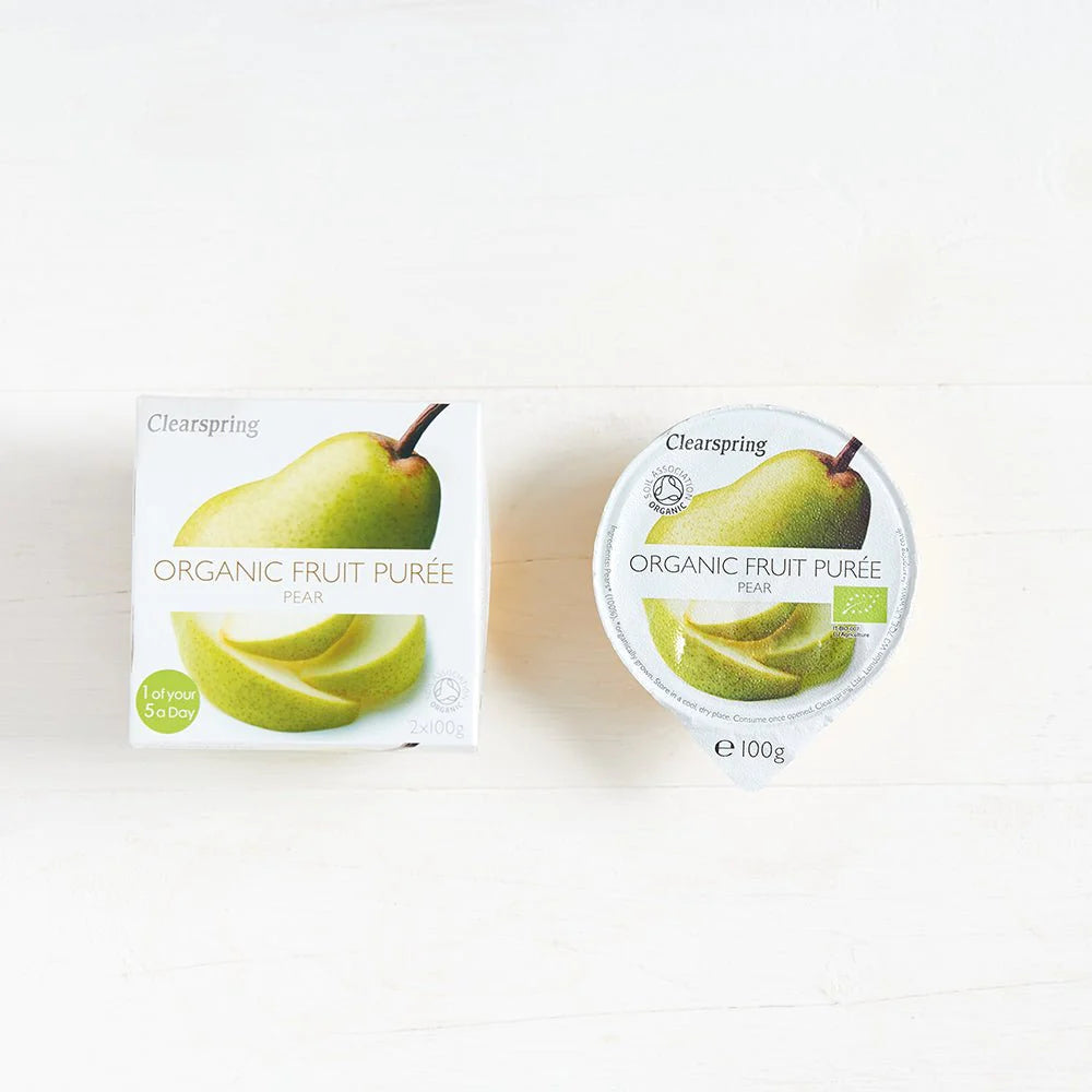 Organic Pear Fruit Puree 2x100g