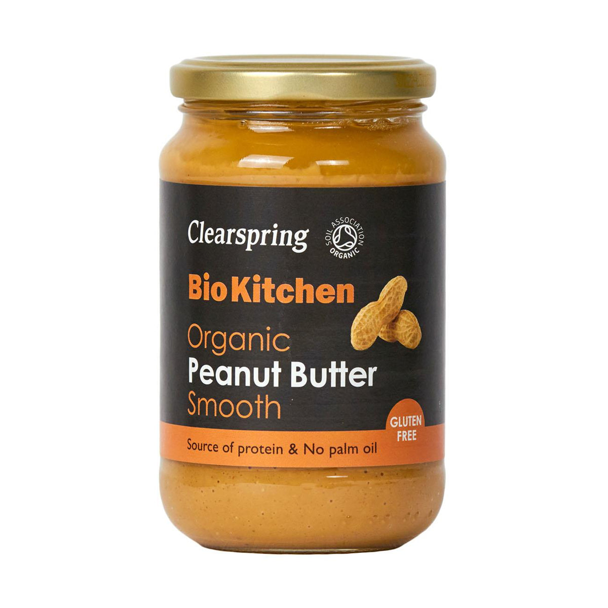 Clearspring Clearspring Organic Peanut Butter Smooth Bio Kitchen 350g front packaging