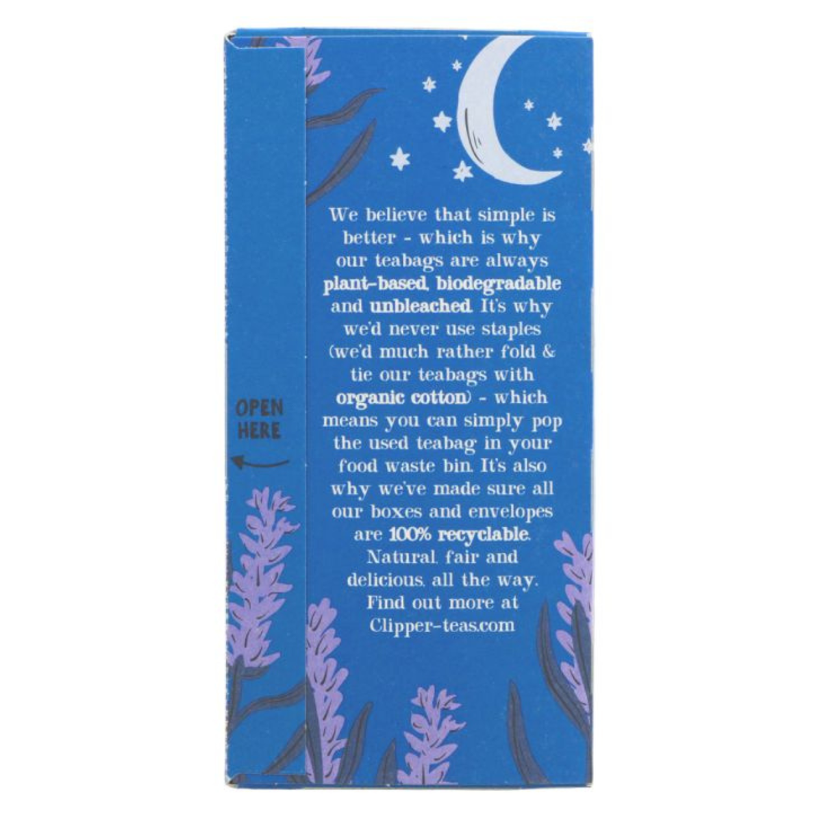 Clipper Snore and Peace Infusion 20 Bags side image 2