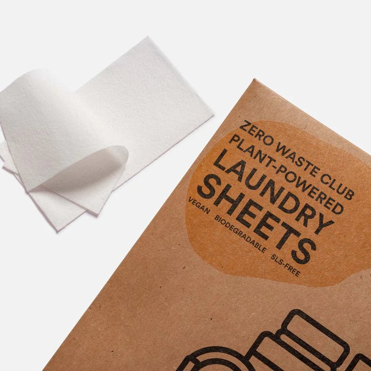 Laundry Detergent Sheets - Pack of 64 (Plastic Free): Naturally Scented - 64 Sheets