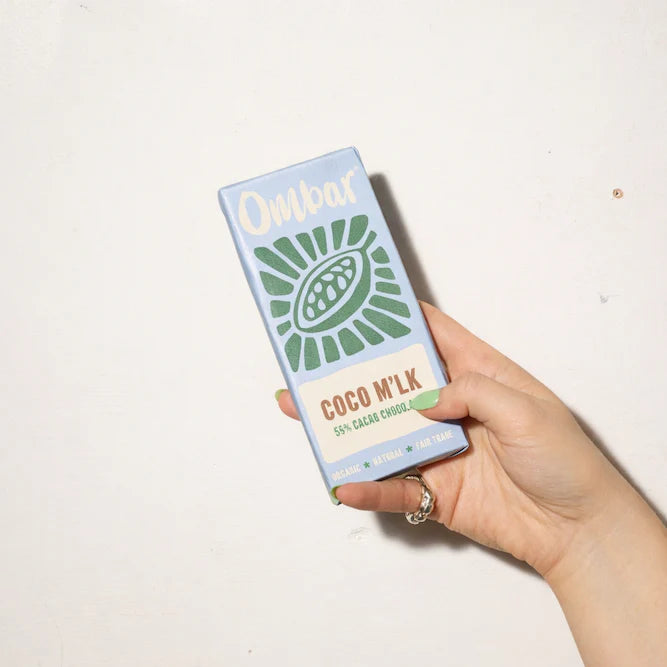 Ombar Coco Milk 55% Cacao Chocolate Bar 70g lifestyle image 3
