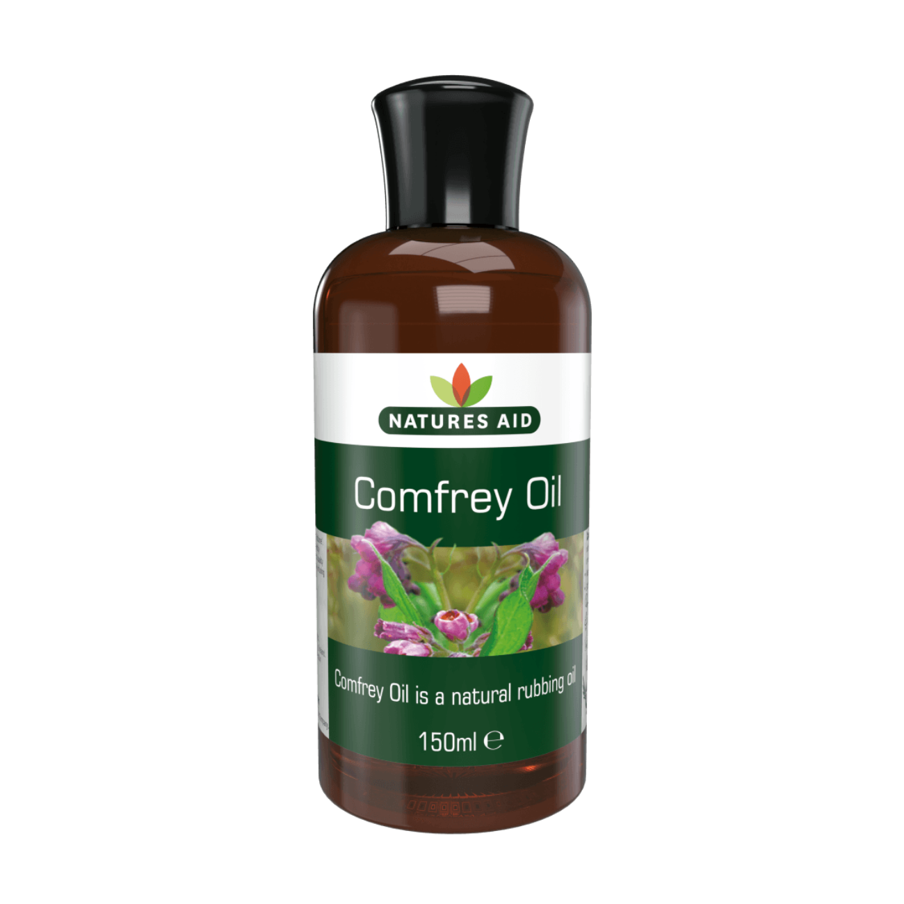 Natures Aid Comfrey Oil 150ml front packaging
