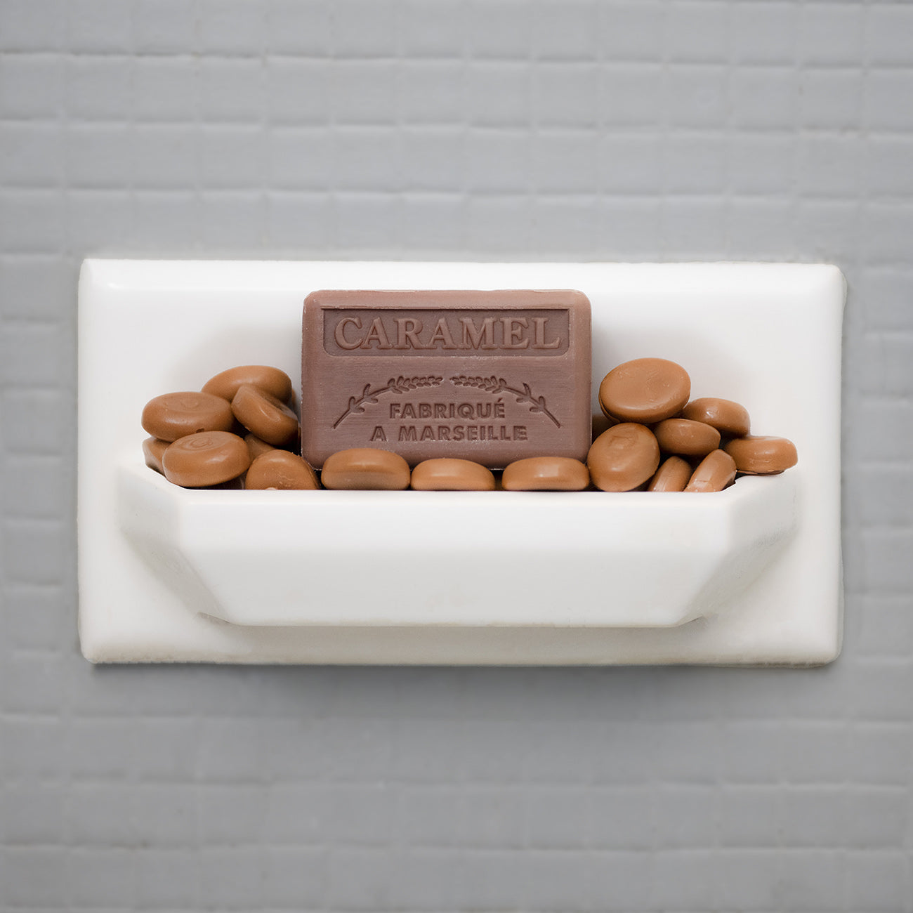 French Marseille Soap Caramel 125g